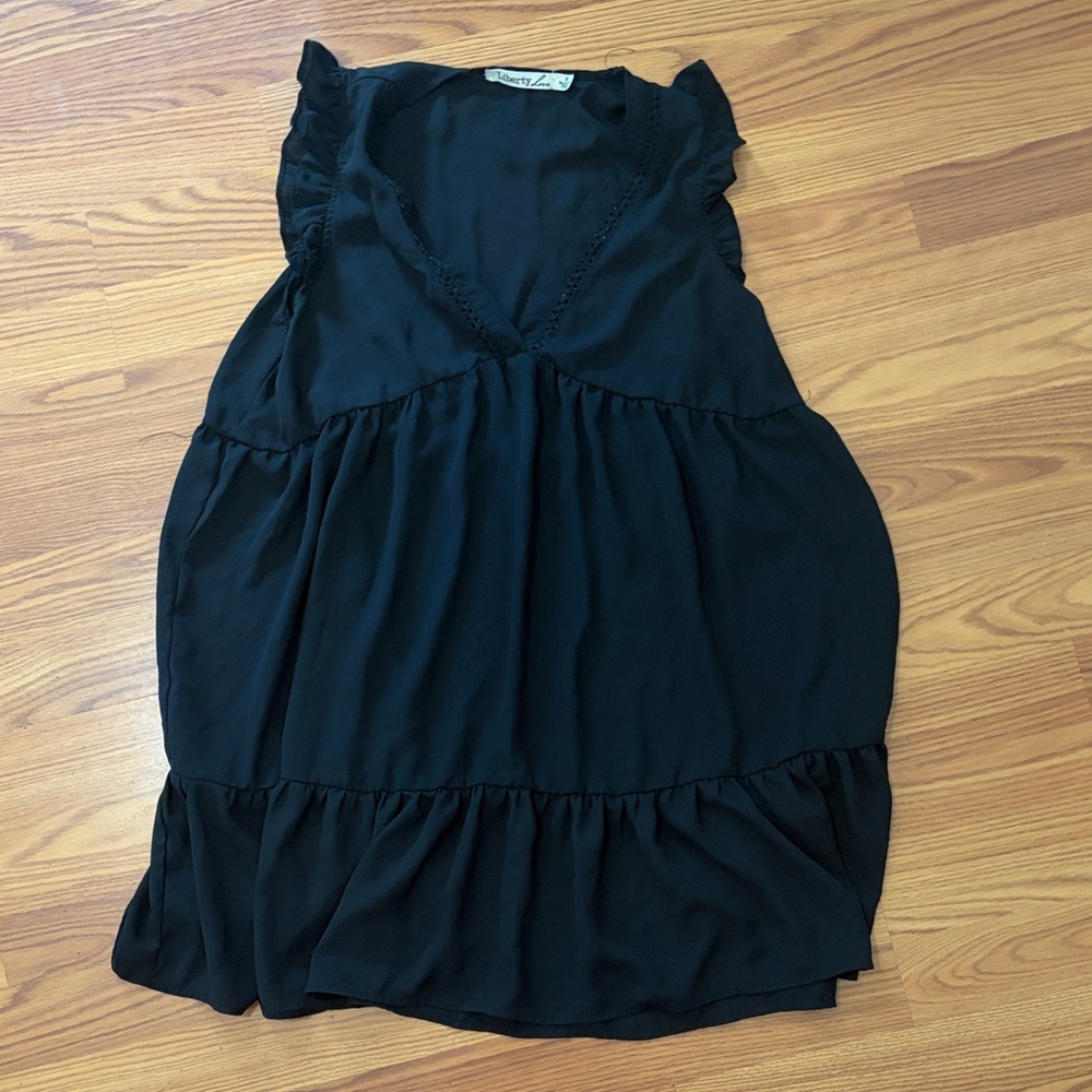 Liberty Love Black Swim Coverup